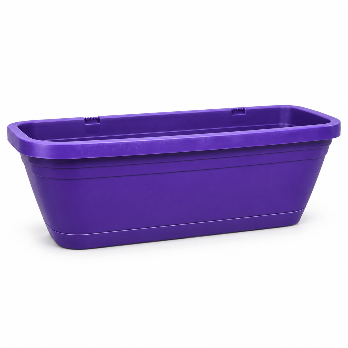 אדנית פלסטיק מעוגלת 50x15x16