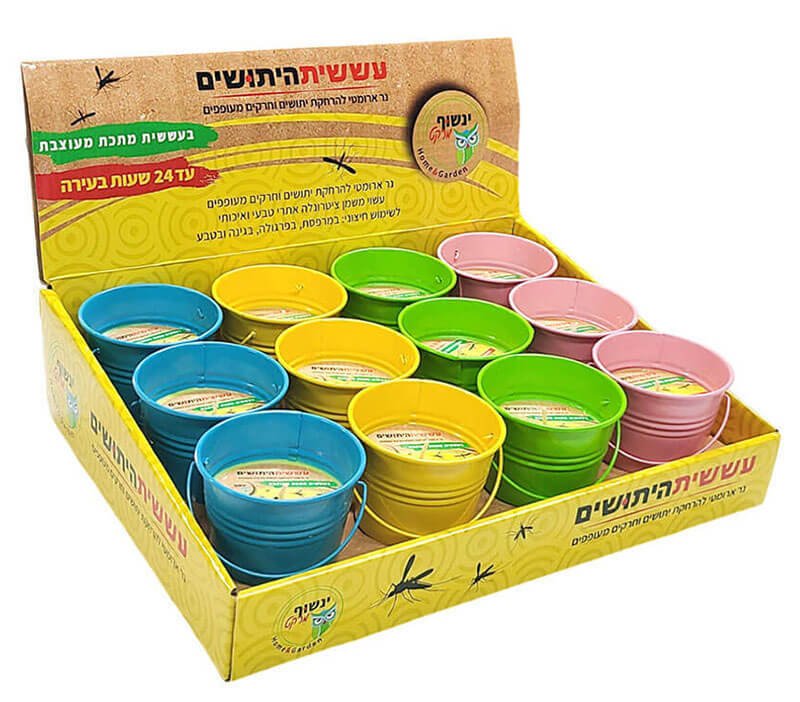 חבילת נרות נגד יתושים