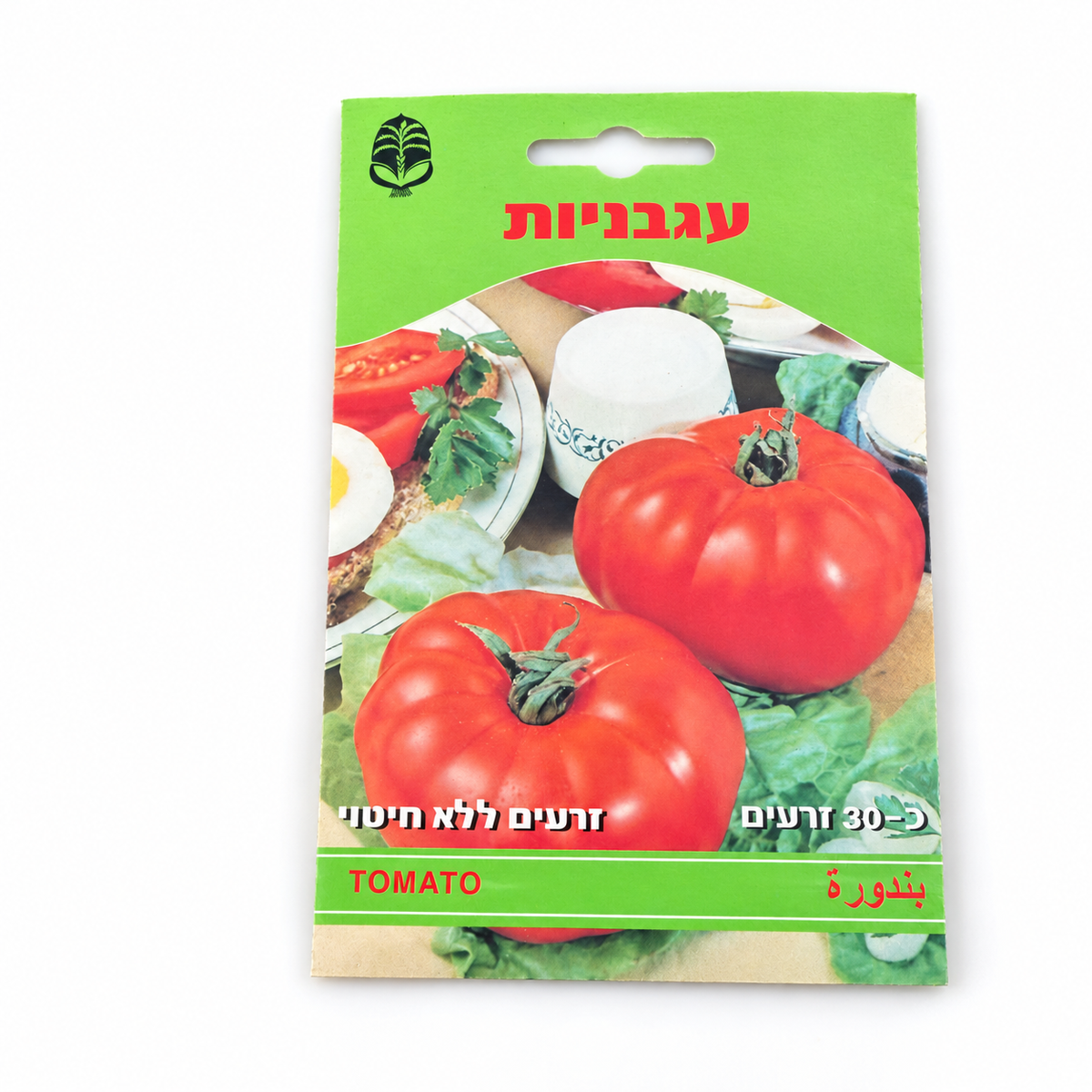 זרעים של עגבניות – סטודיו על רקע לבן