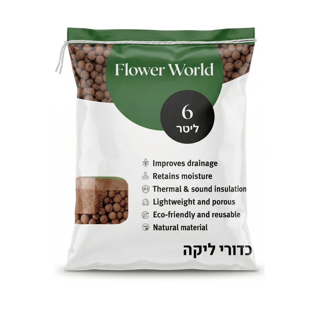 שק כדורי ליקה Flower World בנפח 6 ליטר