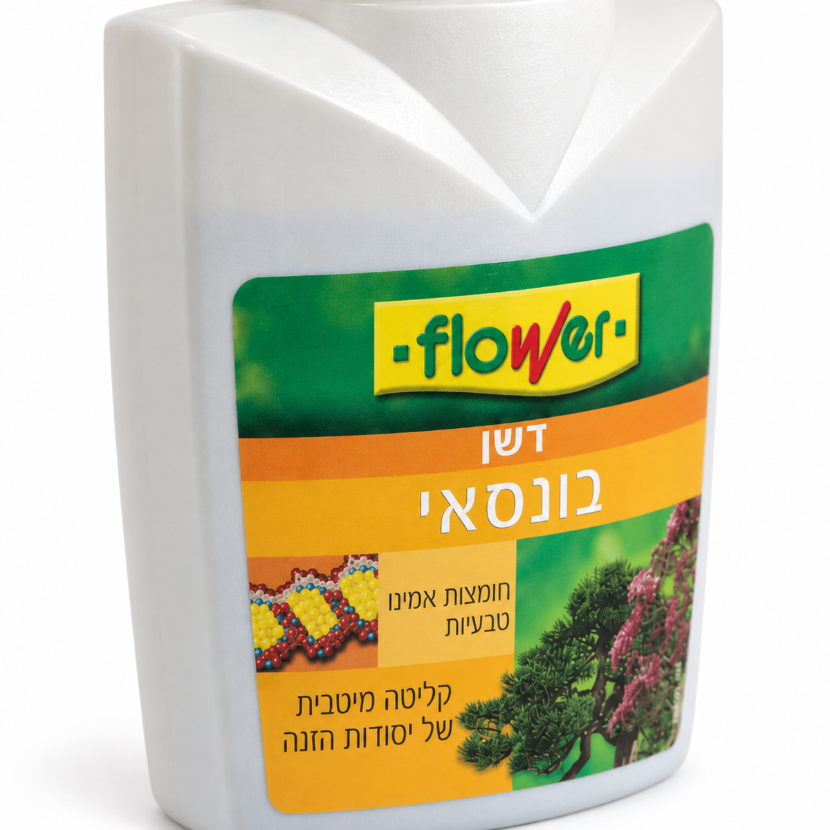 דשן נוזלי לבונסאי Flower – 300 מ״ל — תקריב המוצר