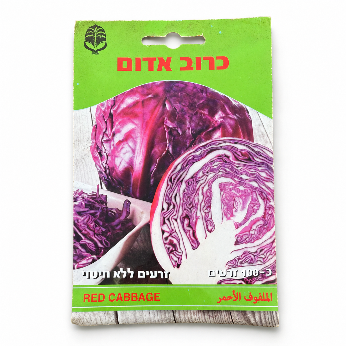 זרעים של כרוב אדום — צילום סטודיו